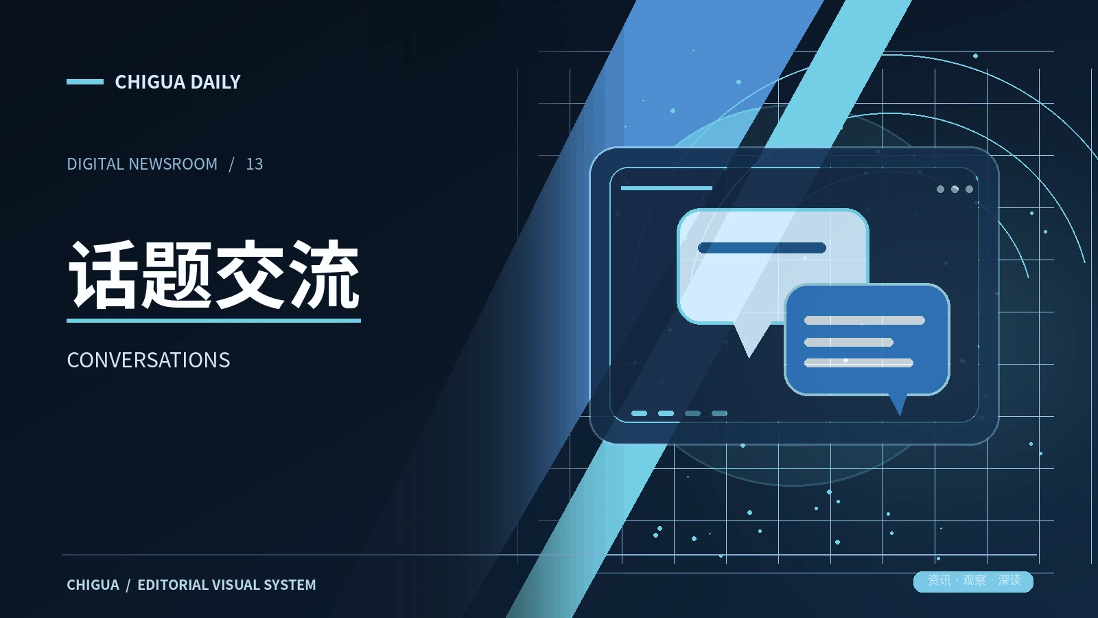 话题交流主题视觉