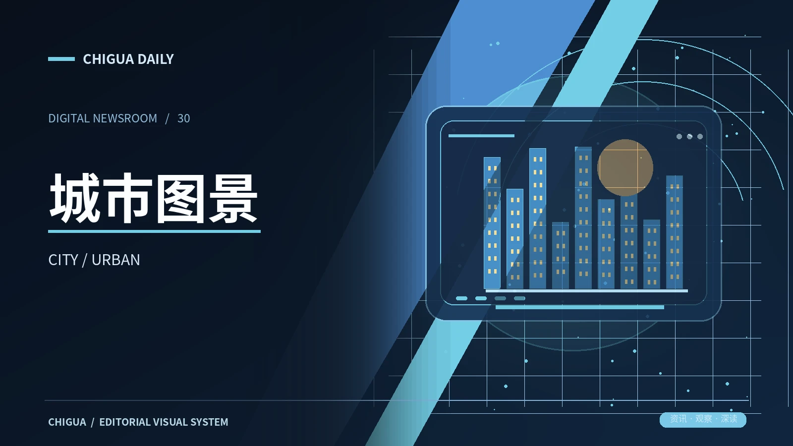 城市图景主题视觉